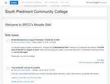 Tablet Screenshot of online.spcc.edu
